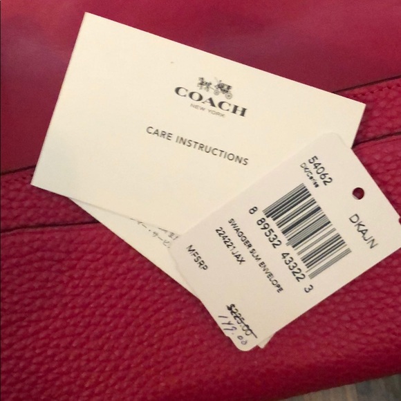 Pink Coach purse & matching wallet - Picture 5 of 8